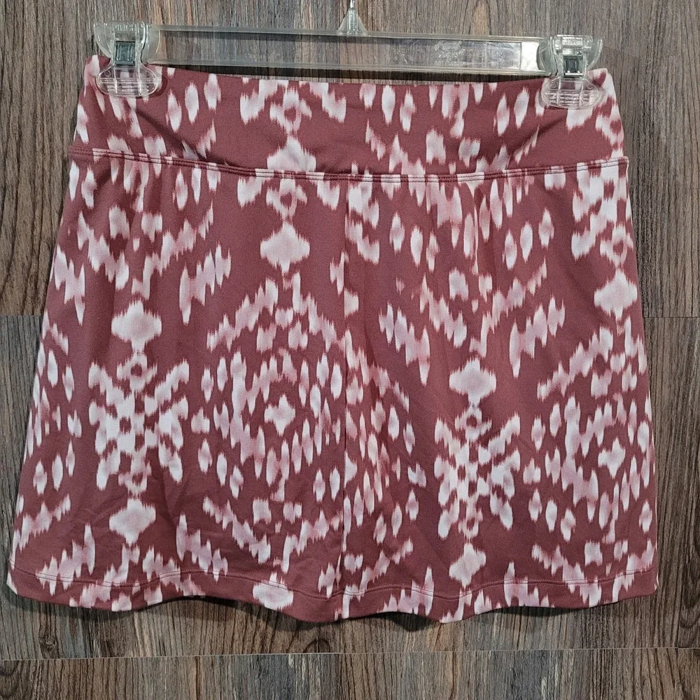 Title Nine Dream Swing Athletic Skort M Rosewood Pockets Tennis Golf Pickleball